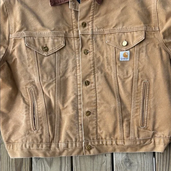 Vintage Carhartt Type 3 Trucker Work Jacket - Picture 4 of 9
